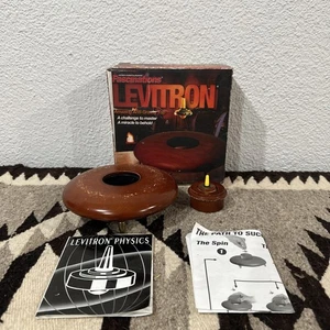 Vintage The Amazing Anti-Gravity Top Levitron Kirschholz Faszinationen CIB 2003 - Bild 1 von 19