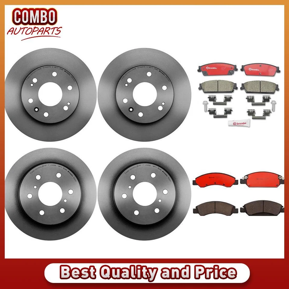 Juego de pastillas de freno de disco delanteras traseras rotor de freno de disco para Chevrolet Tahoe 2008-2013 Foto 1 de 4