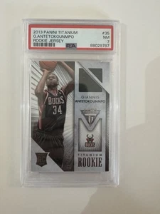 Giannis Antetokounmpo Rookie Titanium Patch /325 Milwaukee Bucks PSA 7 - Bild 1 von 3
