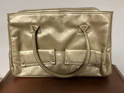 Bolso de mano de cuero beige Nina Ricci Foto 1 de 4