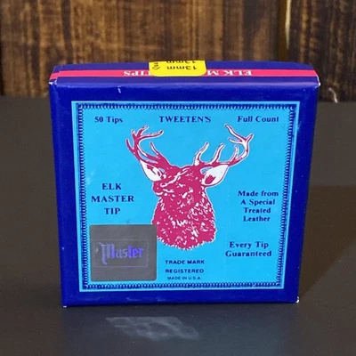 5 PACK Elk Master 13mm Pool Billiard Cue Tips 66.8 Super Soft