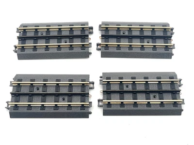 5.0” Inch - MTH REAL TRAX STRAIGHT TRAIN TRACK SHORT SECTIONS -  Lot 4pcs - Image 1 of 3