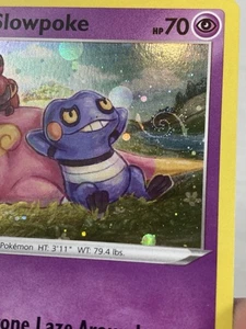 HD Galaxy Swirl Galarian Slowpoke Cosmos SWSH 126 Black Star Promo Mewtail Casi Nuevo - Imagen 1 de 3