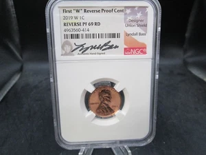 2019 W US Lincoln Reverse Proof 1 Cent Penny Coin NGC PF 69 RD - Picture 1 of 4