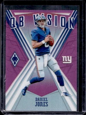 2019 Phoenix Daniel Jones QB Vision Pink Rookie RC #128/199 Giants - Image 1 of 2