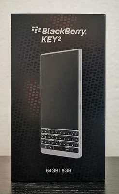 BLACKBERRY KEY2 - BBF100-1 - Schwarz 6GB + 64GB Single-SIM versiegelt - Bild 1 von 2