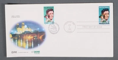 MayfairStamps US FDC 1984 Massachusetts John McCormack Singer Ireland Mixed Fran - Image 1 of 2