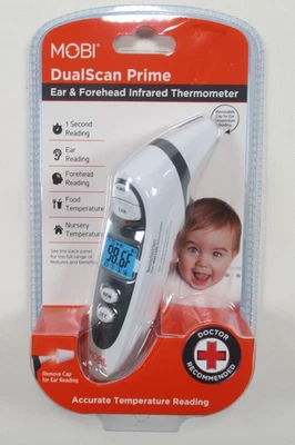 MOBI DualScan Prime Ear and Forehead Infrared Thermometer NEW - Image 1 of 2