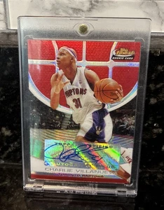 2005-06 Topps Finest Charlie Villanueva AUTO RC RED Prizm SP #/199 Raptors! - Bild 1 von 2