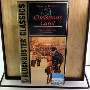Charles Dickens' A Christmas Carol(VHS) New Sealed Blockbuster Classics Release! - Picture 1 of 6