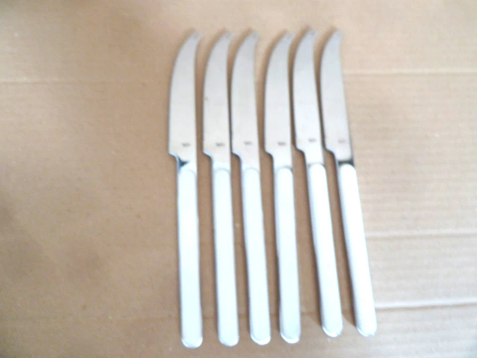 BSF messer steakmesser  22 cm griff  kunststoff weiss  schubladenfund - Bild 1 von 1