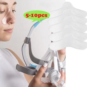 5pcs-10pcs Nasal Pad For CPAP Mask Sleep Nose Pad Can Be Trimmed Cushion Pad - Picture 1 of 13