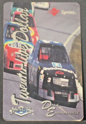 Dale Earnhardt 1995 Classic Assets Twenty Five Dollar Phone Card (577/808) $25 - Image 1 of 2
