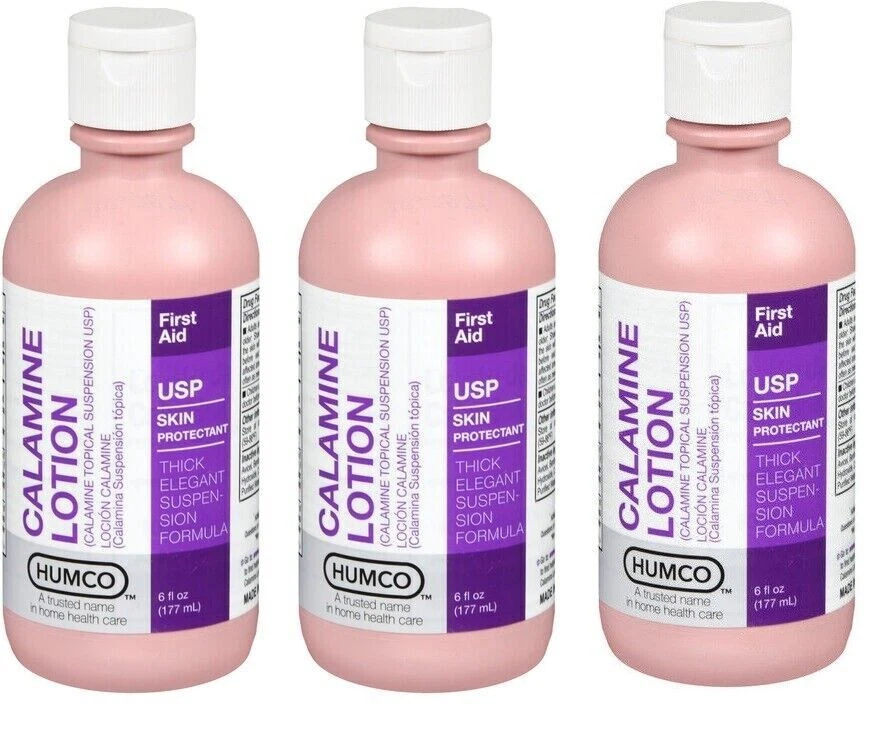 Humco Calamine Lotion Pink Plain 6 Oz X 3 Packs - Image 1 of 1