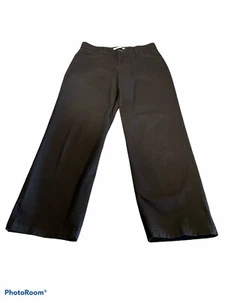 Lee Womens Size 4 Black Relaxed Straight Leg Denim Jeans - Picture 1 of 9