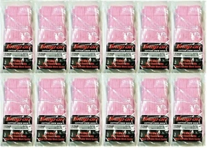 12 PARES Herramientas a Presión ROSA Calcetines Crew MEDIANOS *ENVÍO GRATUITO ~ HECHOS EN EE. UU. *NUEVOS* - Imagen 1 de 4