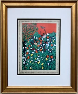 Faith Ringgold ""Chasing Butterflies 2010" nuovo incorniciato personalizzato arte nera - Foto 1 di 3