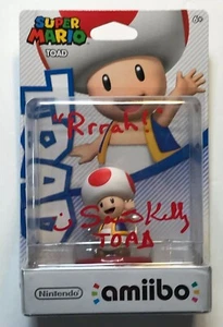 SAMANTHA KELLY Signed TOAD Amiibo Nintendo Super Mario JSA COA - Picture 1 of 2