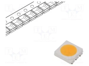  5050  warmweiß  SMD  120°  20÷22lm LED  5800÷7000mcd  270mW  60mA  - Bild 1 von 1
