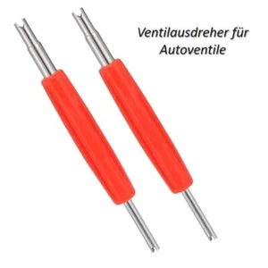 2x cacciavalvole valvola auto valvola AV auto chiave valvola valvola doppio lato - Foto 1 di 4