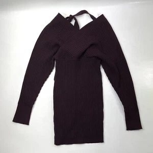 Windsor exklusiver dunkelkirschfarbener/lila Strick Stretch Pullover Damen Gr. S - Bild 1 von 9