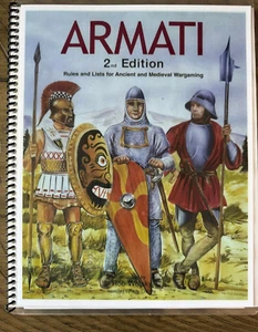 Rare ARMATI 2nd Edition Rules Lists for Ancient Medieval Wargaming Wolsky Mini - Picture 1 of 3