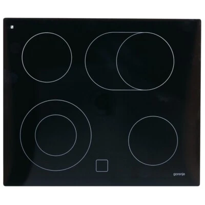 Enispart Glasplatte kompatibel zu gorenje 320315 für Kochfeld ECD620ESC 320186