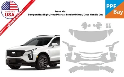 For Cadillac XT4 Sport 2024-2025 Front Paint Protection Film PreCut PPF - Image 1 of 4