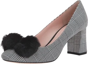 Kate Spade New York BLACK/WHITE Women's Carine Pump, US 7 M - Picture 1 of 4