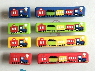 3.75" 5" Kids Dresser Drawer Knobs Pulls Handles Train Car Cabinet Door Knobs - Image 1 of 4
