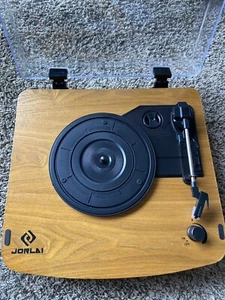 Reproductor de discos USB Jorlai TT202PC tocadiscos de madera vinilo ENVÍO GRATUITO - Imagen 1 de 12