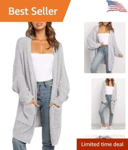 Cozy Knit Cardigan Sweater - S=4-6, M=8-10, L=12-14, XL=16-18, Plus Size=20 - Picture 1 of 11