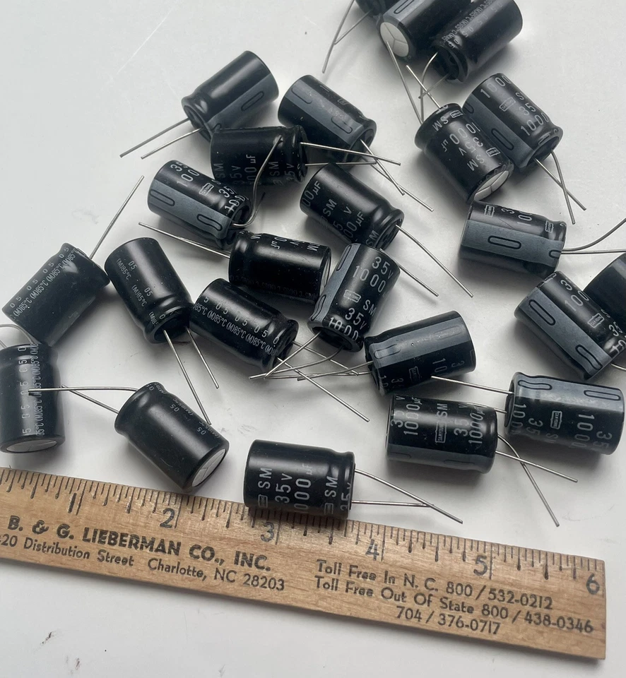 Condensadores electrolíticos radiales 1000uf 35v 85C *** LOTE DE 25***** Foto 1 de 1