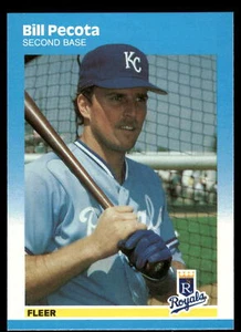 Fleer Update 1987 Bill Pecota Kansas City Royals - Imagen 1 de 2