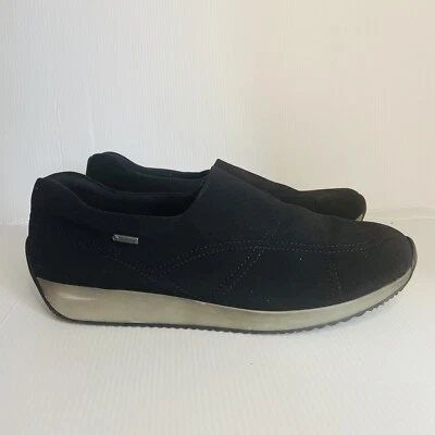Zapatillas sin cordones Ara Lilith para mujer impermeables de tela elástica de gamuza EE. UU. 6,5 Gortex Foto 1 de 4