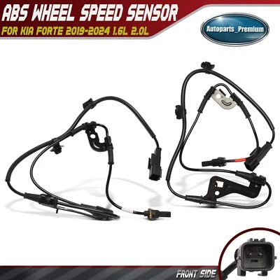 2x Sensor de velocidad de rueda ABS delantero izquierdo y derecho para Kia Forte 2019-2024 1,6 L 2,0 L Foto 1 de 4