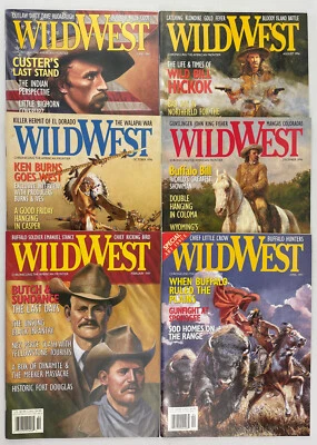 Wild West Magazine, Complete Vol. 9, 1996-1997, VNTG Western History, Lot of 6 Foto 1 de 4