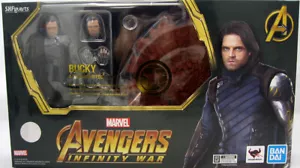 Marvel Avengers Infinity War Bucky The Winter Soldier SHFiguart Bandai Tamashii - Picture 1 of 10