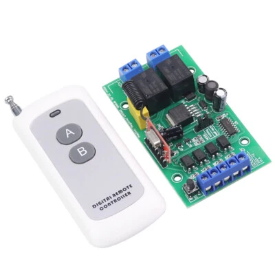 6V 12V 24V Remote Limit Switch DC Motor Forward Reverse Controller Board MAX 20A - Image 1 of 4