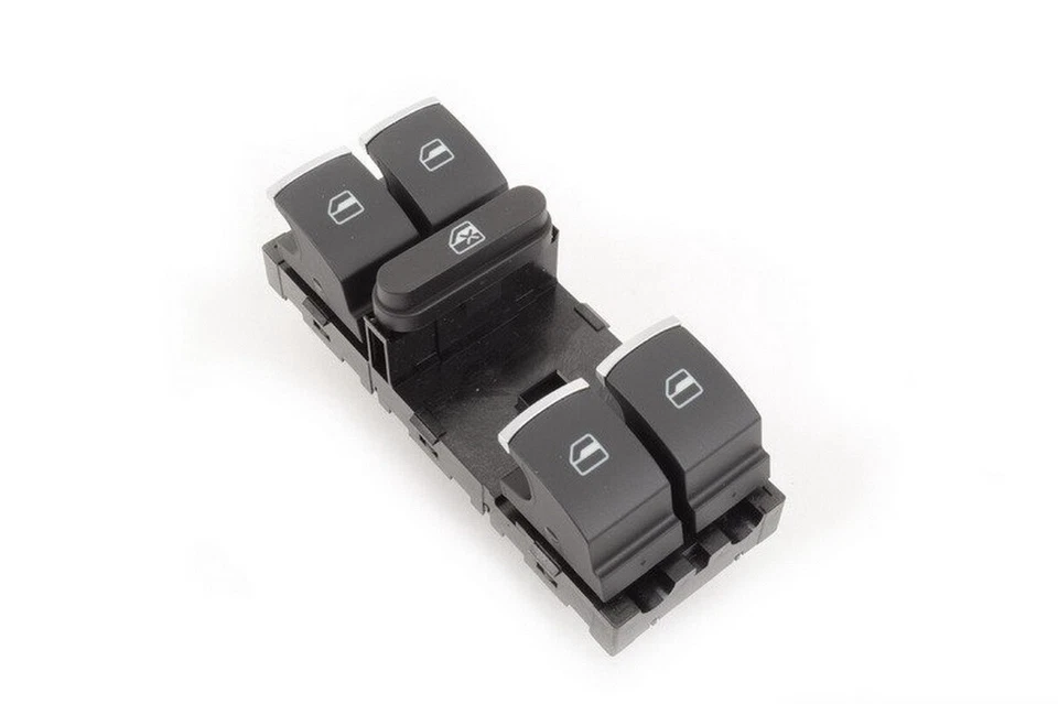 Interruptor de ventana eléctrica principal delantero del conductor VW 5K4959857AXSH genuino Foto 1 de 1