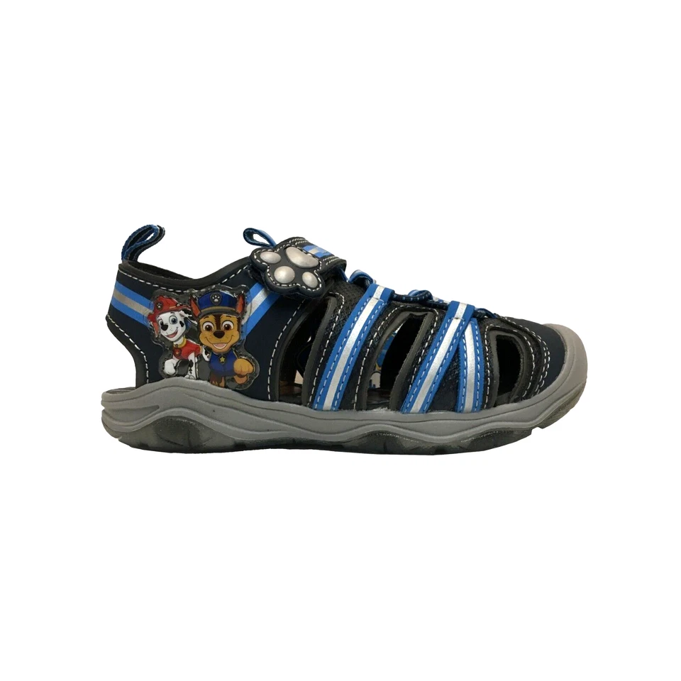 Nickelodeon Paw Patrol Boys Sport Light-Up Sandals Size 12 Blue