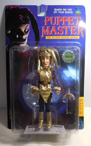 1998 PUPPET MASTER Full Moon Toys GOLD Edition JESTER 7" Figure NEW/SEALED Cover