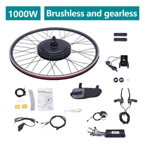 700C Electric Bike Bicycle Front Wheel Conversion Kit Motor Hub 48V Brushless - Picture 1 of 18