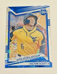 Victor Scott II - Jersey Match 11/20 - 2022 Panini Elite Extra FOTL Blue - Picture 1 of 3