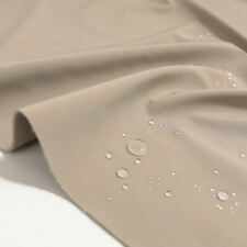 Outdoor Softshell Stoffe mit Fleece wasserdicht elastisch atmungsaktiv beige