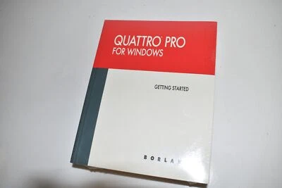 *KB* Borland Quattro Pro For Windows Manuals Lot - New & Sealed (TTC30) - Image 1 of 3