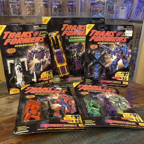 G2 Bruticus Complete Set 1993 Vintage Hasbro Transformers Action Figures Lot Cover
