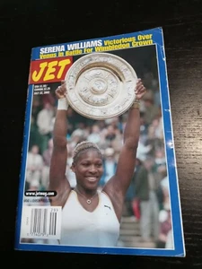 Jet Magazine July 22, 2002 Serena Williams defeats Venus for Wimbledon Crown - Bild 1 von 2