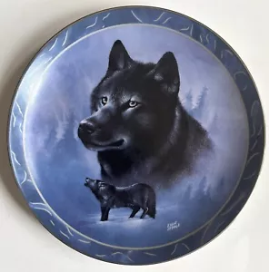 Plato de Coleccionistas "Noche Negra"-Bradford Exchange (Spirit of the Wilderness) - Imagen 1 de 5