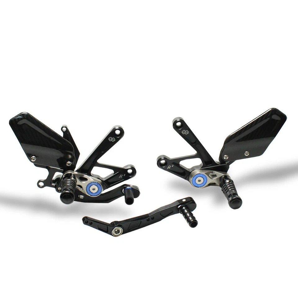 Juego de clavijas traseras para Yamaha YZF-R1M R1 R1S reposapiés soporte palanca de pedal de cambio Foto 1 de 4